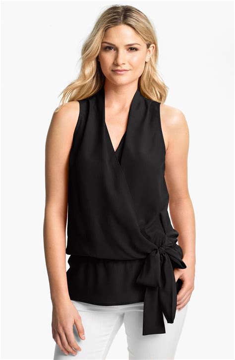 michael kors blousejes|michael kors sleeveless blouses.